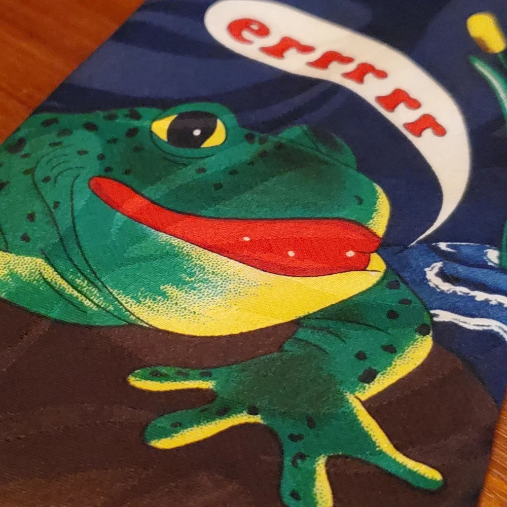 Vintage Anheuser-Busch frog tie